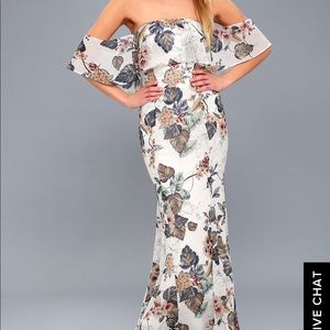 Lulu’s RAY OF SUNSHINE WHITE FLORAL PRINT